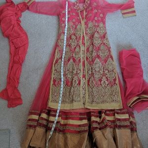 Brand New Indian Pakistani net suit dress